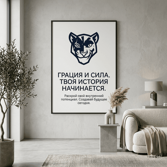 Печать: Интерьерные постеры на заказ